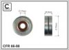 CAFFARO 66-98 Tensioner Pulley, v-ribbed belt